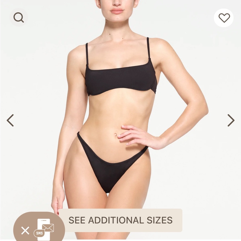 SKIMS XXS / Micro bikini top / Push-up!
